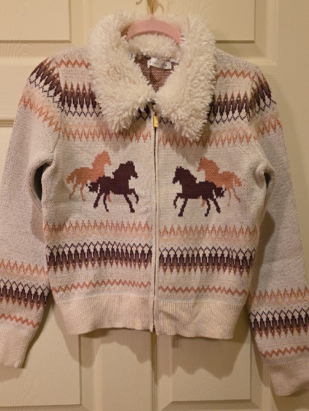 Altar'd State Carina Western Horse Cardigan Jacket. NWOT - Picture 6 of 10